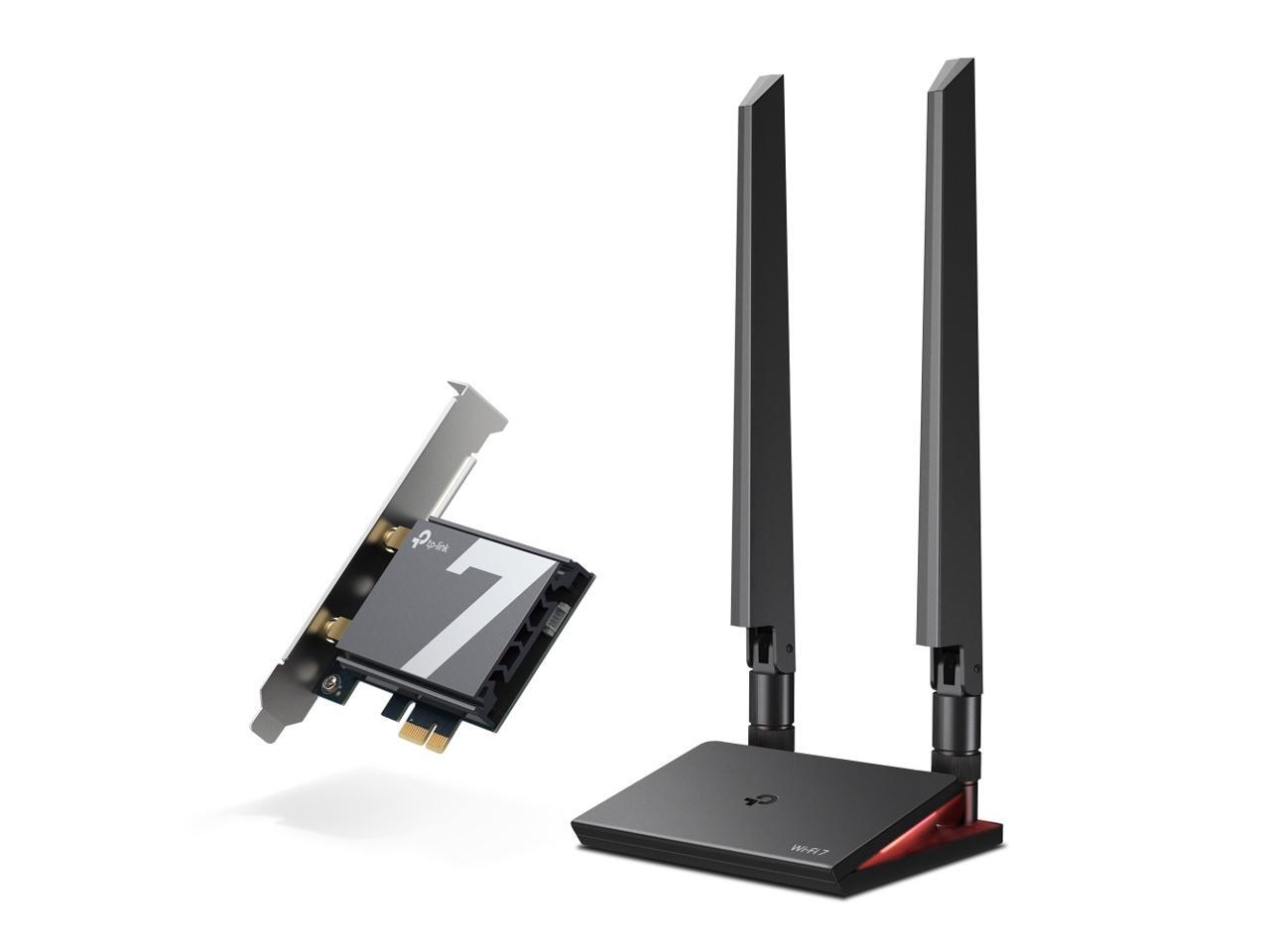 TP-Link - Archer TBE550E Tri-Band Wi-Fi 7 (802.11be) Network Cards