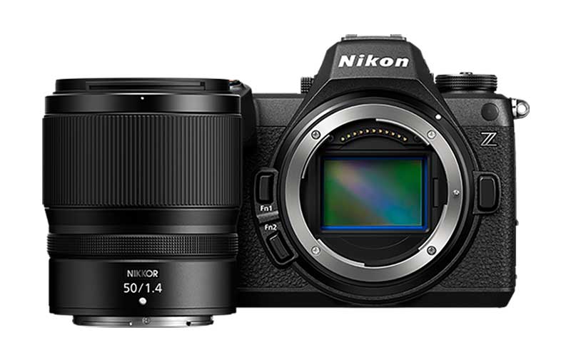Nikon - Z6III 24.5MP Mirrorless Cameras with 50mm f/1.4 Lens - Black