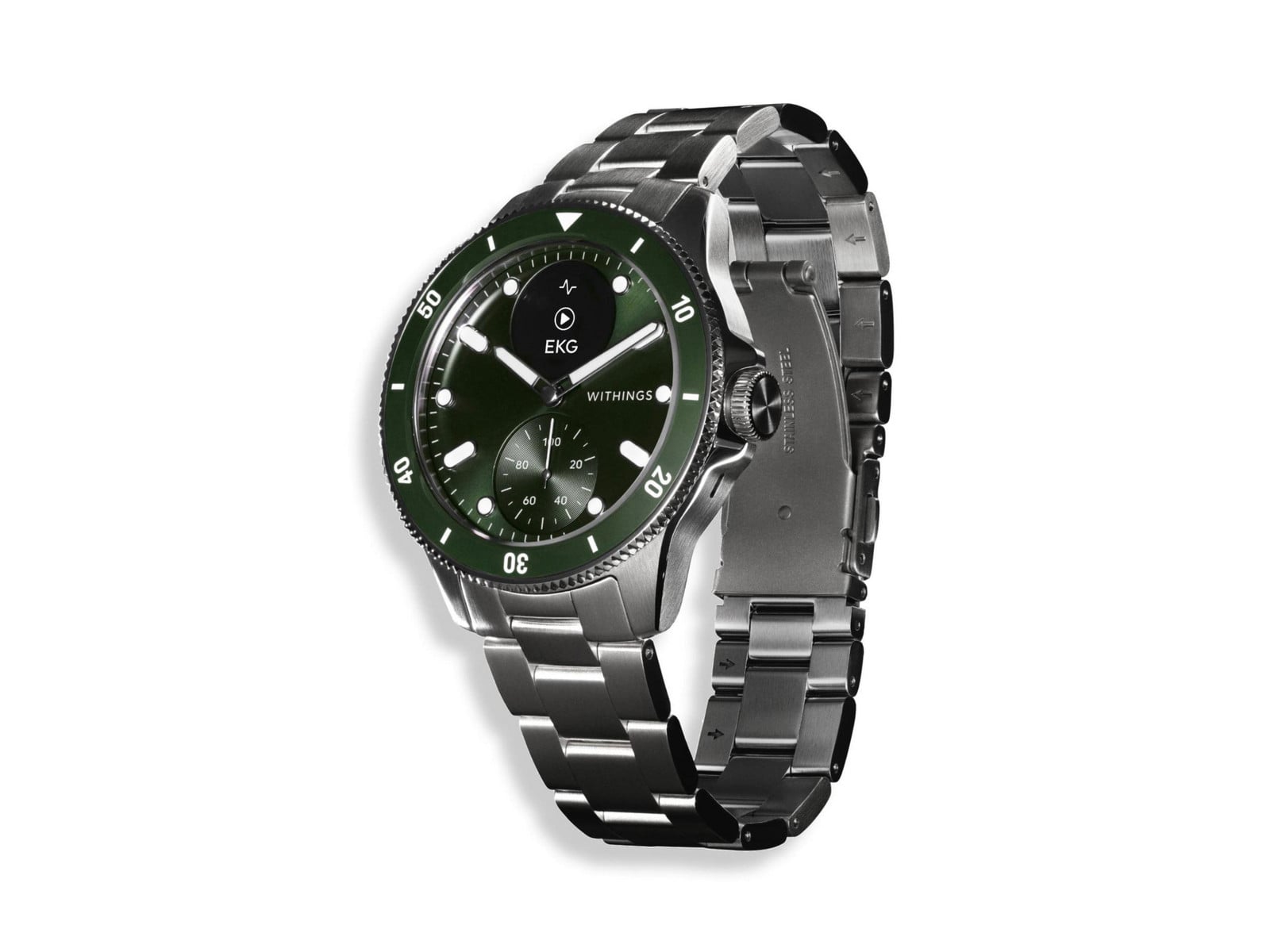 Withings - ScanWatch Nova 42mm Smart Watches - Green