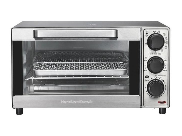 Hamilton Beach - Sure-Crisp 4-Slice Air Fryer Toaster Oven Toasters & Ovens