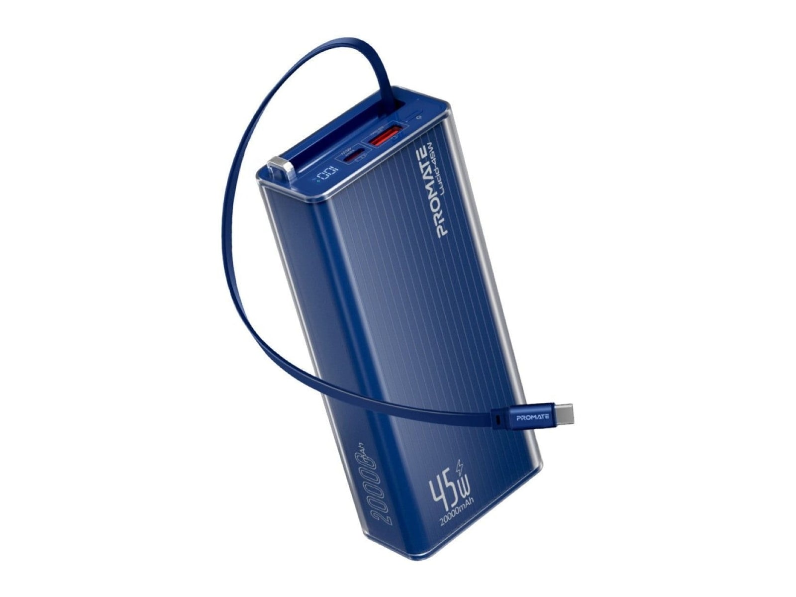 Promate - Lucid-45W Blue Power Banks