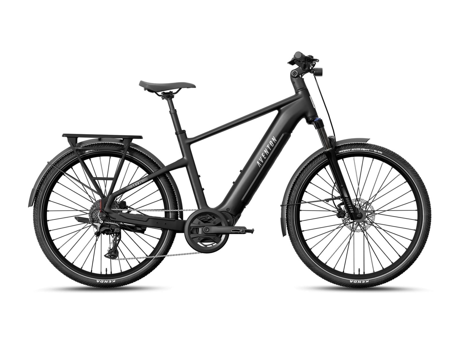 Aventon - Level 4 ADV Large Matte Black Electric Bikes