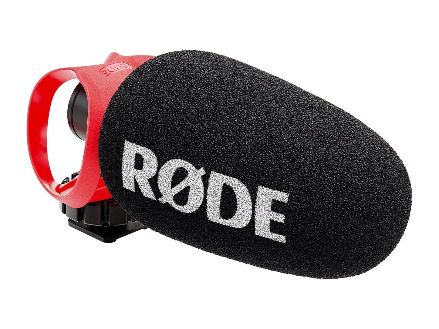 Rode - VideoMicro II Ultra-Compact On-Camera Microphone Microphones - Red