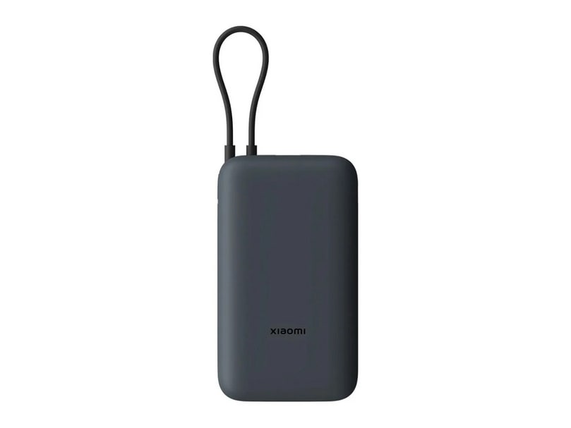 Xiaomi - 20000mAh Built-in Cable Dark Gray Power Banks