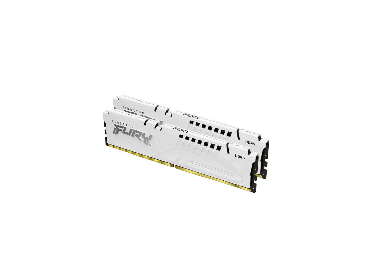Kingston - FURY Beast 32GB (2 x 16GB) DDR5 6000 CL30 DIMM Memory (RAM) - White