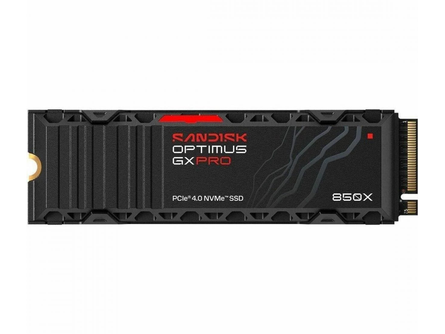 SanDisk - Optimus GX PRO 850X Heatsink 2TB Storage Drives - PCIe 4.0 NVMe