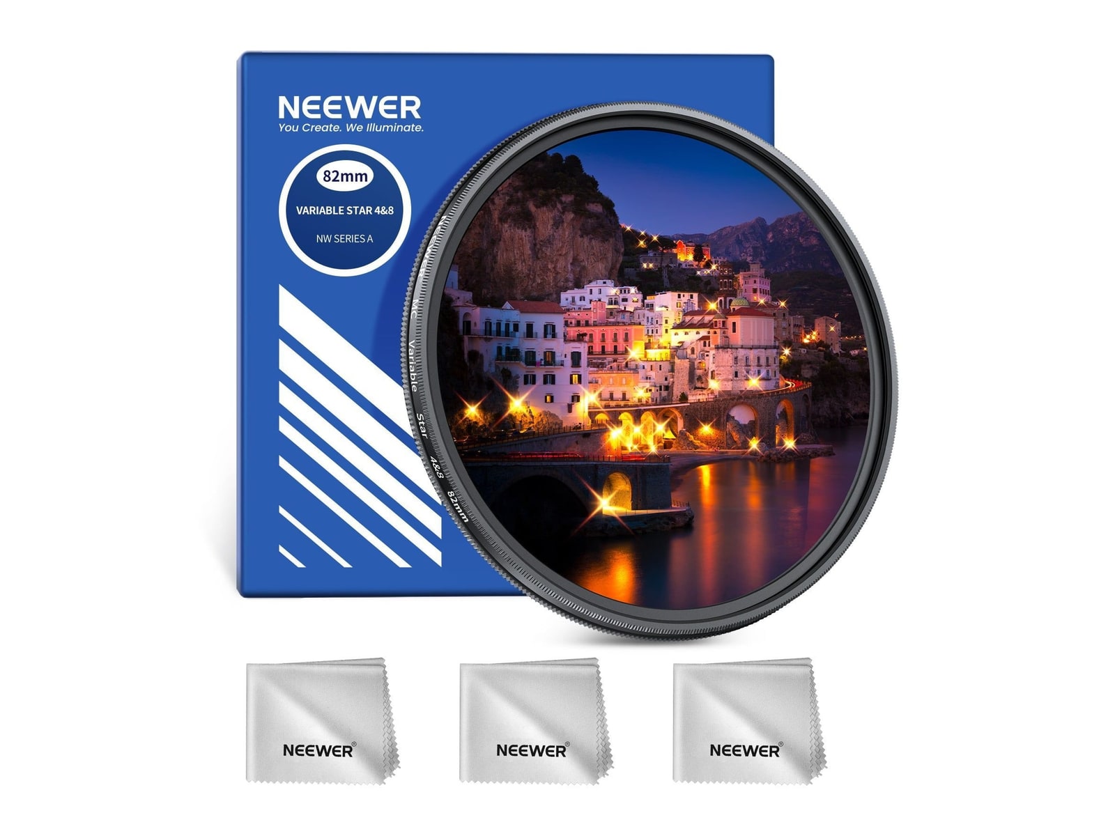 Neewer - Adjustable Star Filter 4/8 Point Camera Accessories