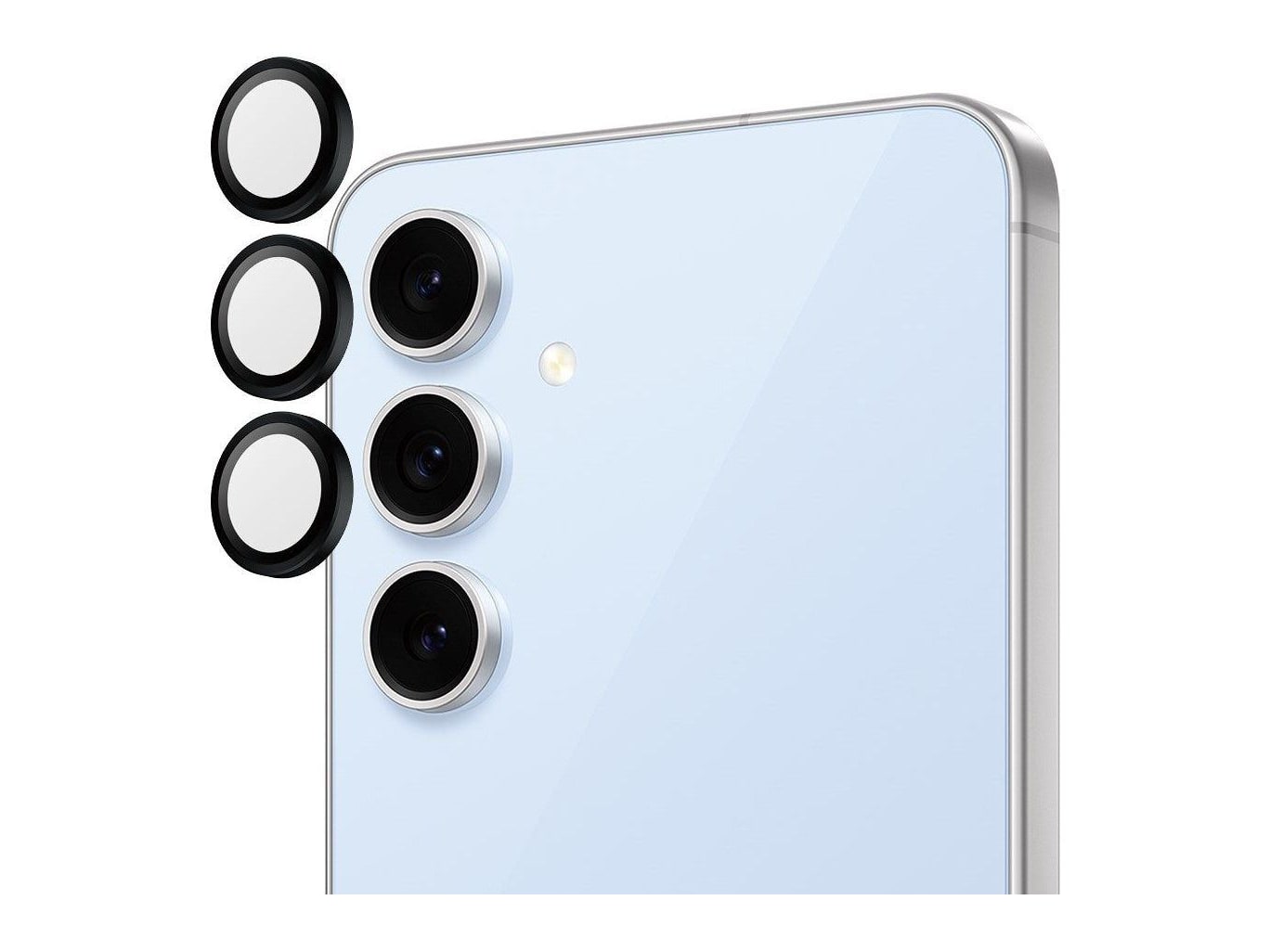 PanzerGlass - Hoops Camera Lens Protector Black Samsung Galaxy S24 FE