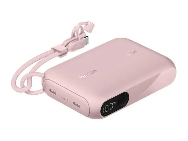Belkin - BoostCharge Power Bank 10K with Display Pink Power Banks