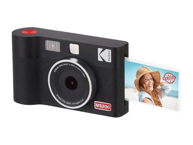 Kodak - Mini Shot 2 Era MS200 Instant Cameras 60-Sheet Bundle - Black