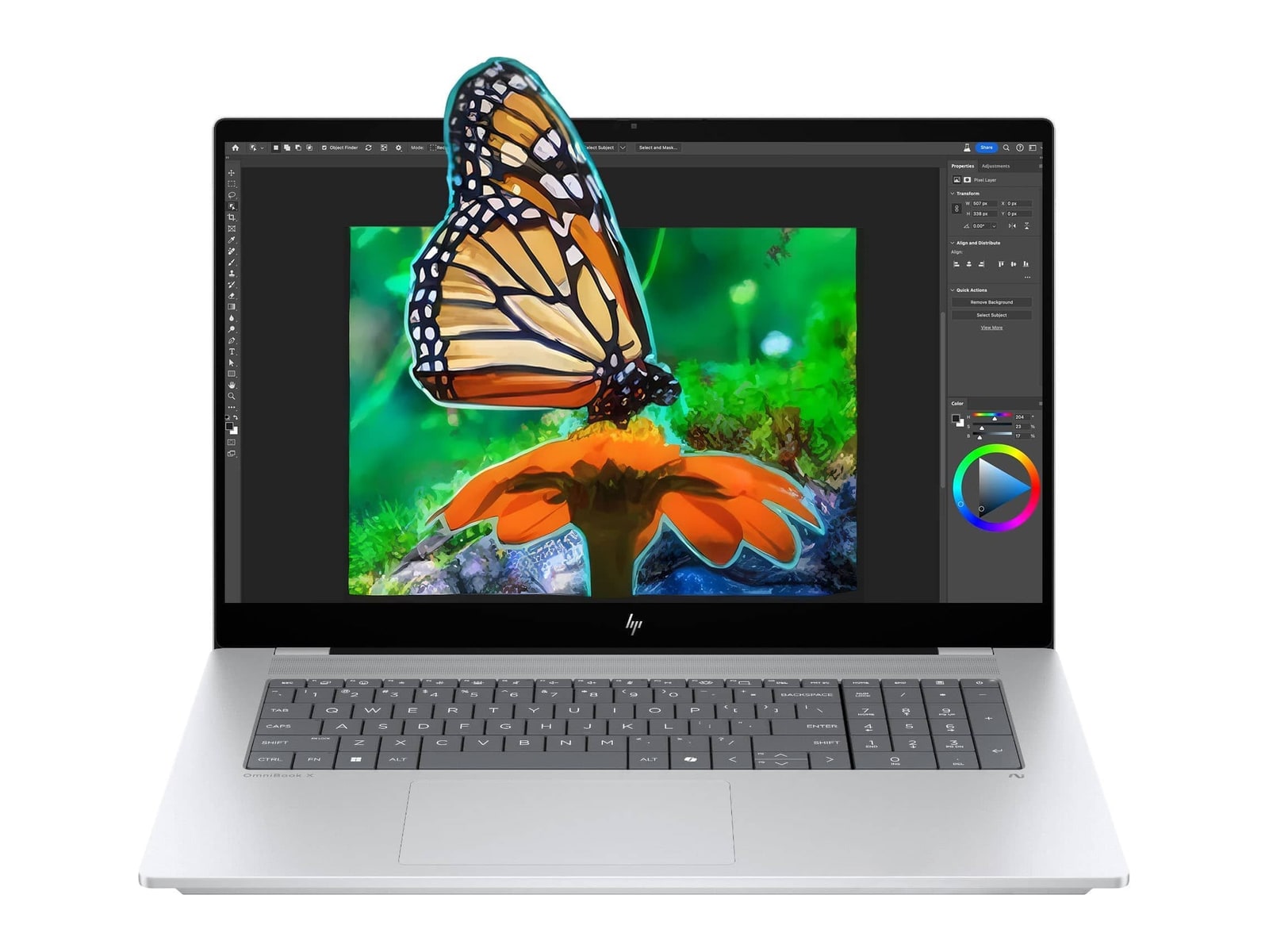 HP - OmniBook X 17-dd0013dx 17.3" - Intel Core Ultra 7 256V chip - 16GB Memory - 1TB SSD - Glacier Silver