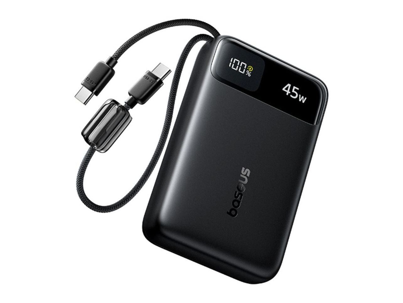 Baseus - EnerFill FC11 with Cables 20000 mAh Black Power Banks