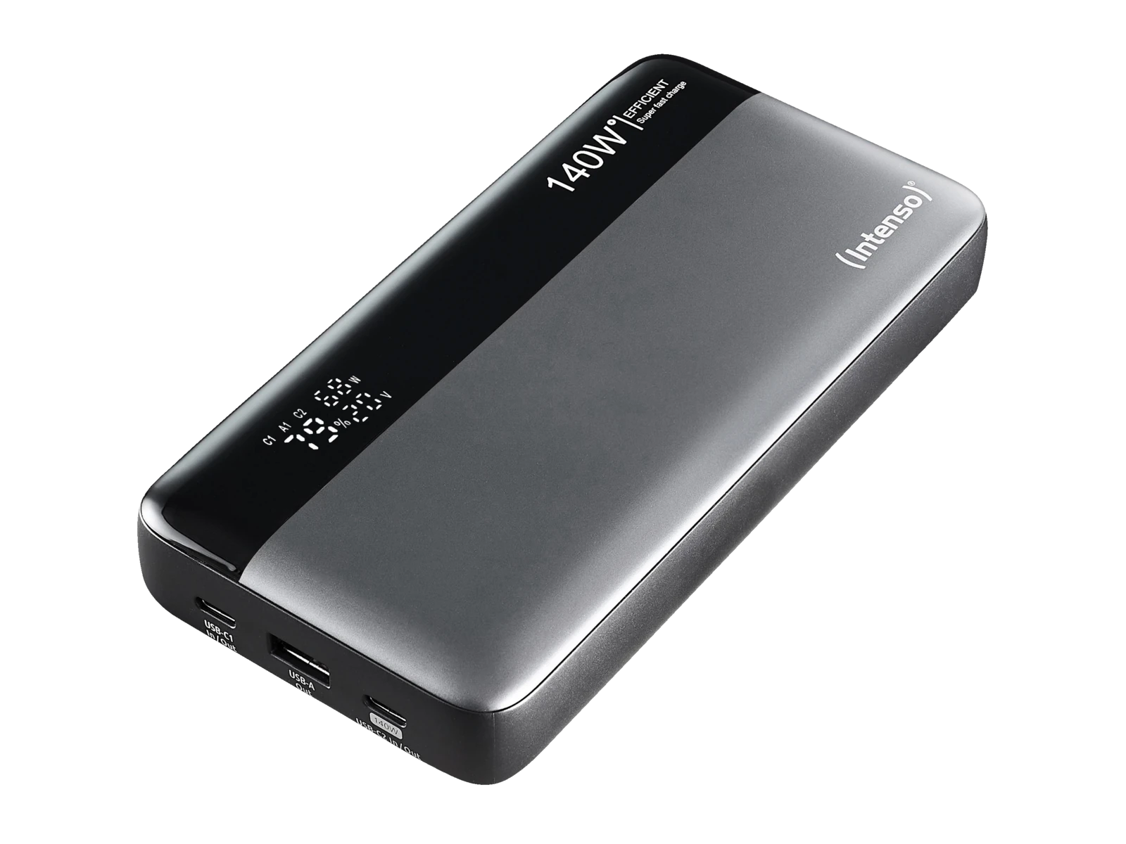 Intenso - HE25000 25000 mAh 140W Grey-Black Power Banks