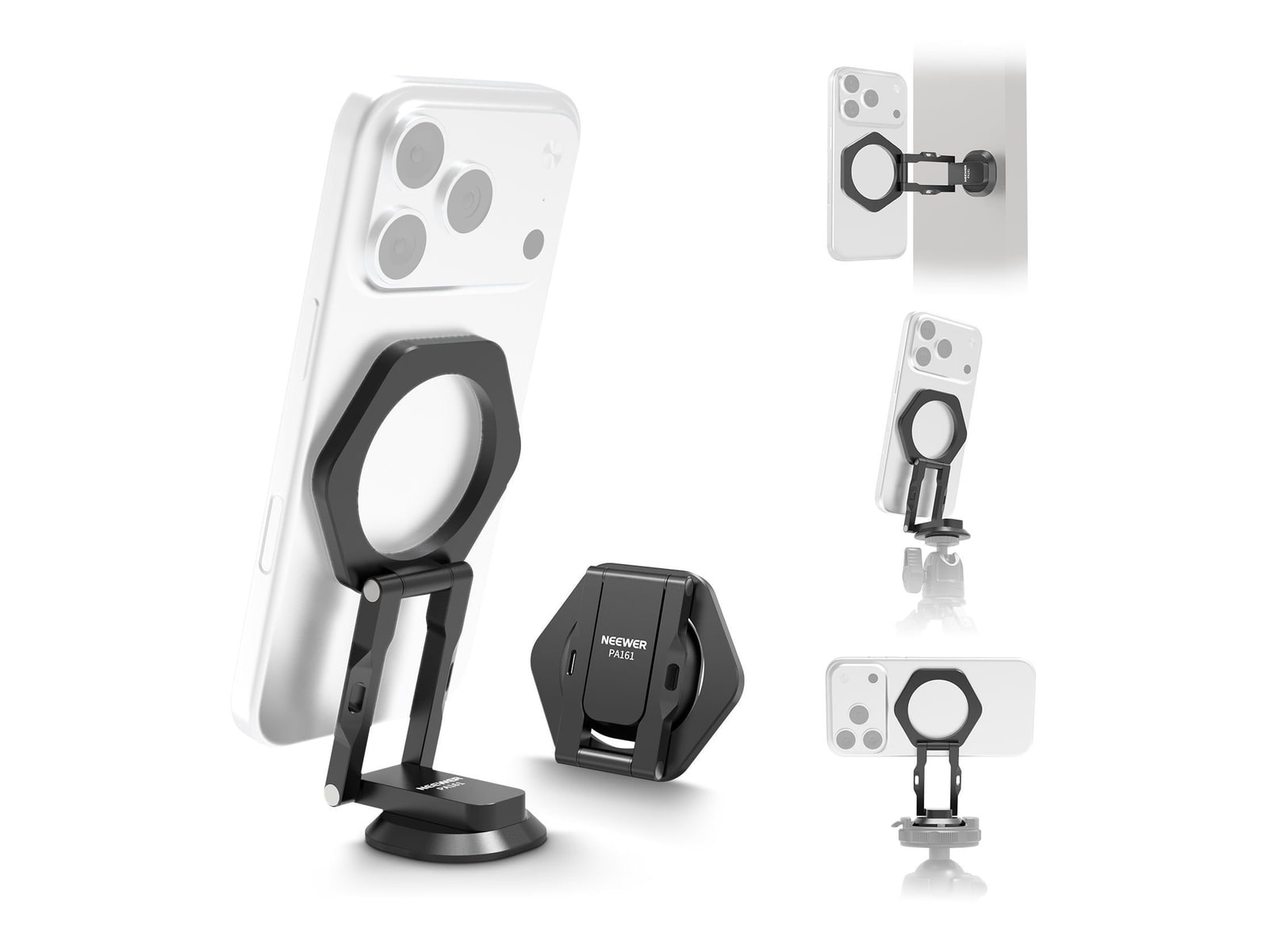 Neewer - PA161 Dual Magnetic Phone Holder