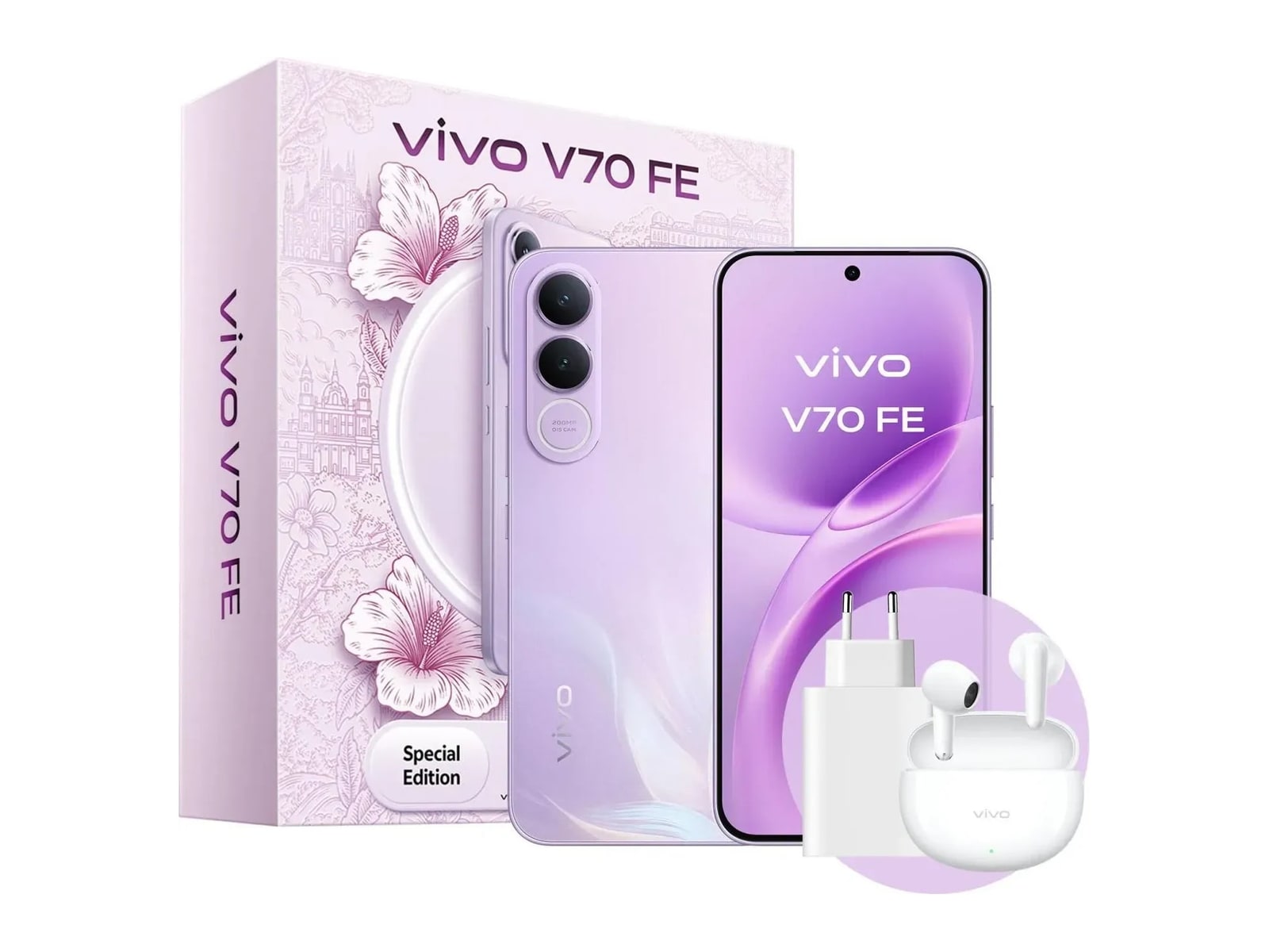 Vivo - V70 FE 256GB - Purple