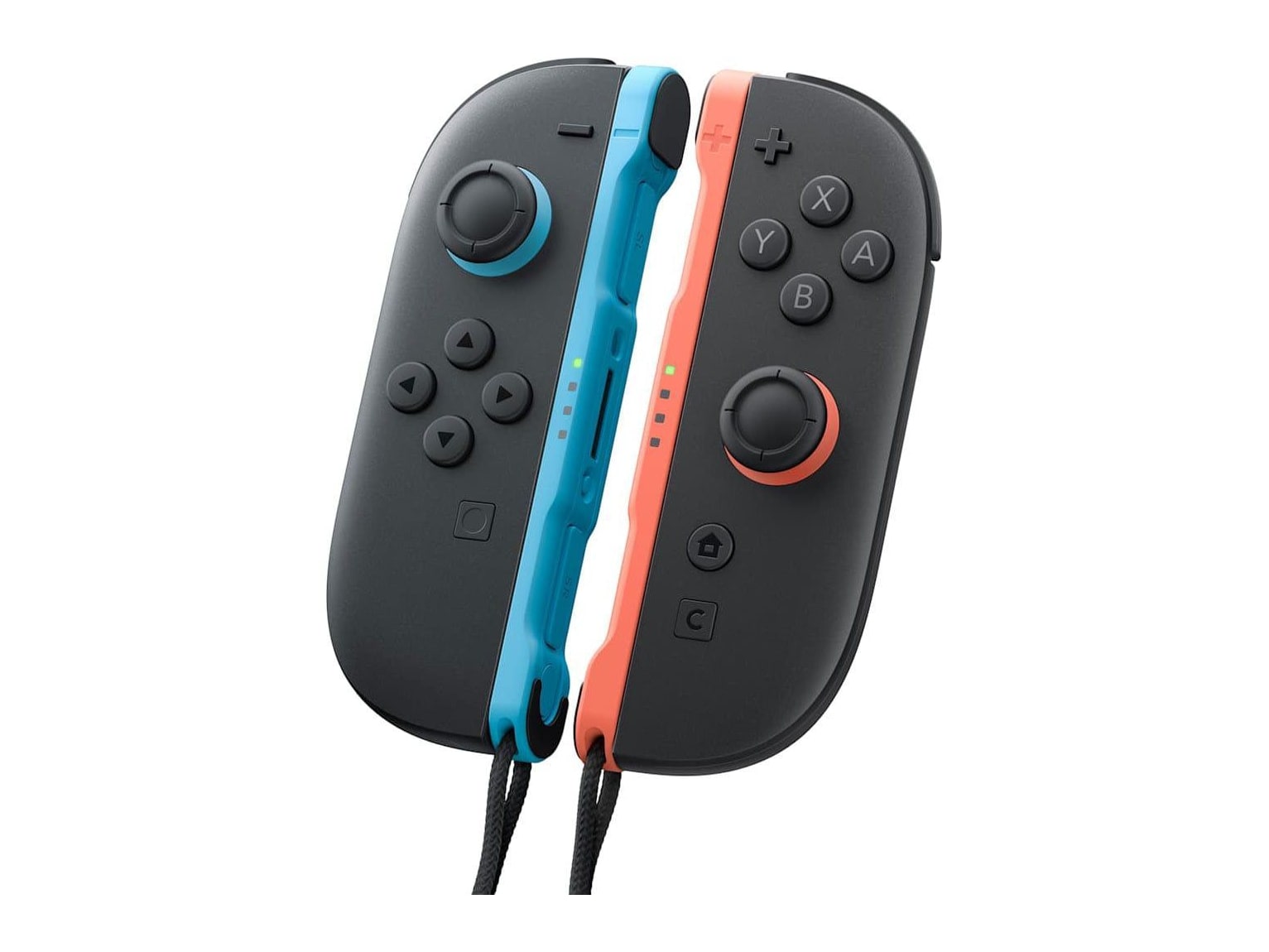 Nintendo - Joy-Con 2 Controllers (L)/(R) for Nintendo Switch 2 in Light Blue/Light Red - Blue