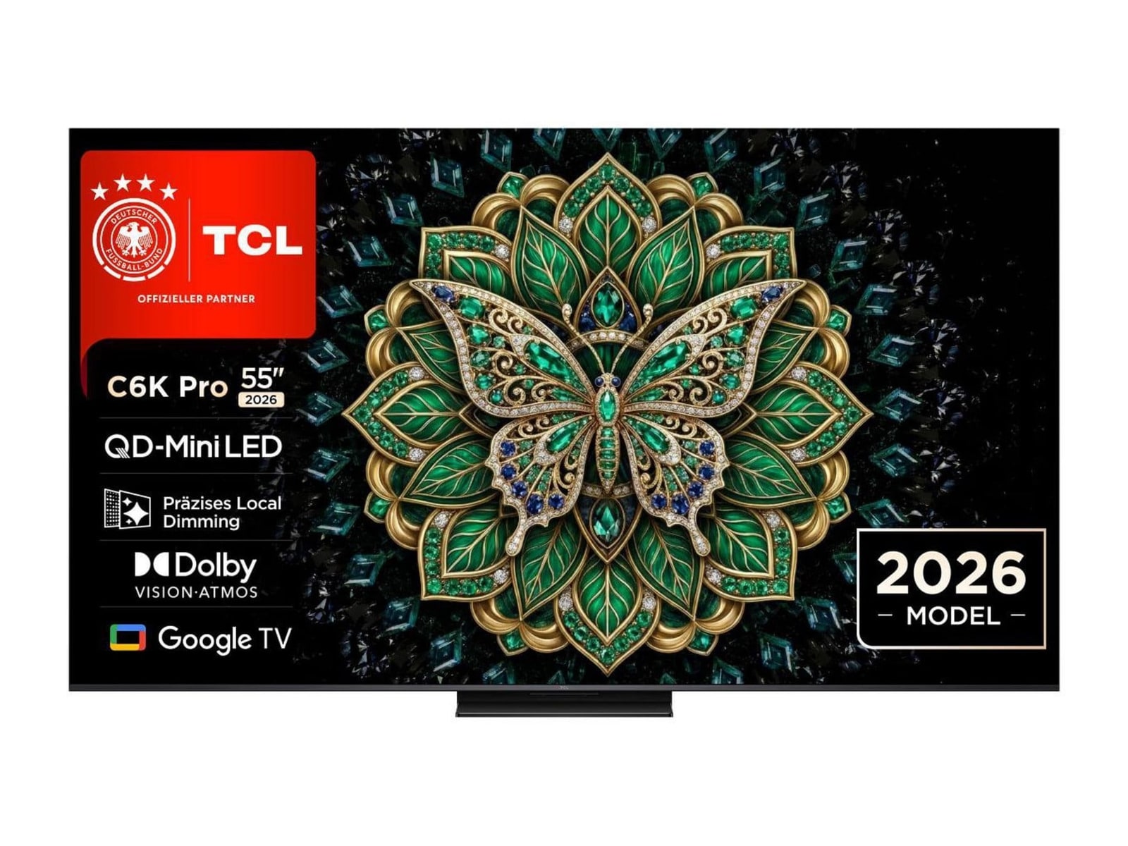 TCL - 55" C6K Pro Series QD-Mini LED 4K/8K TVs (EU)
