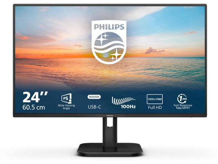 Philips - 23.8" 1000 series 24E1N1300A Full HD 100Hz Professional Monitors (EU)