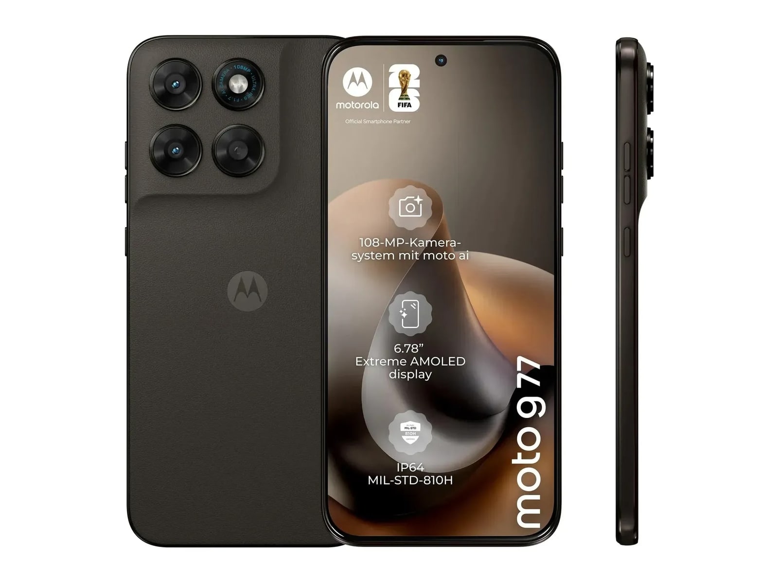 Motorola - Moto G77 5G 256GB - Pantone Black Olive