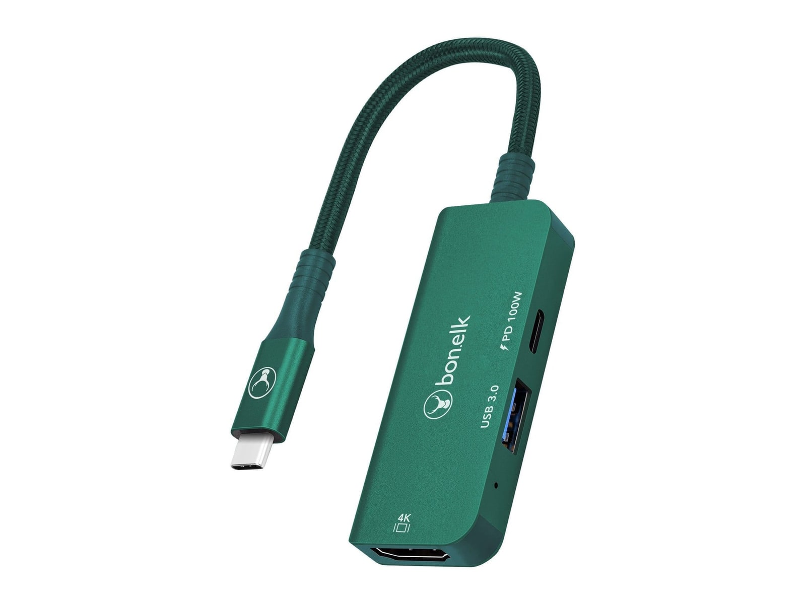 Bonelk - Long-Life 3-in-1 Multiport USB Hubs - Green
