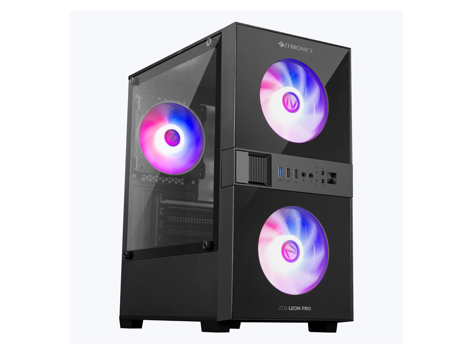 Zebronics - Zeb Leon Pro Computer Cases