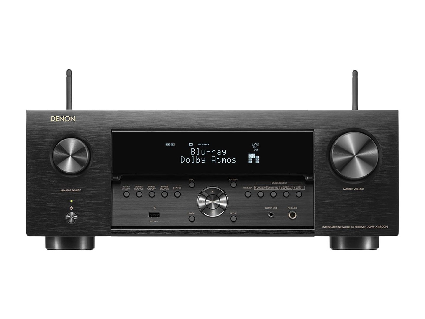 Denon - AVR-X4800H Receivers & Amplifiers - Black