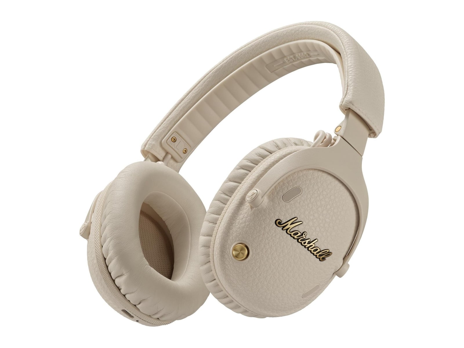 Marshall - Monitor III ANC Bluetooth Over-Ear Headphones - Cream