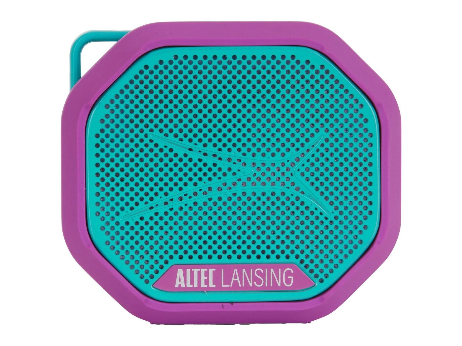 Altec Lansing - HydraTrek Bluetooth Portable Speakers - Purple/Teal