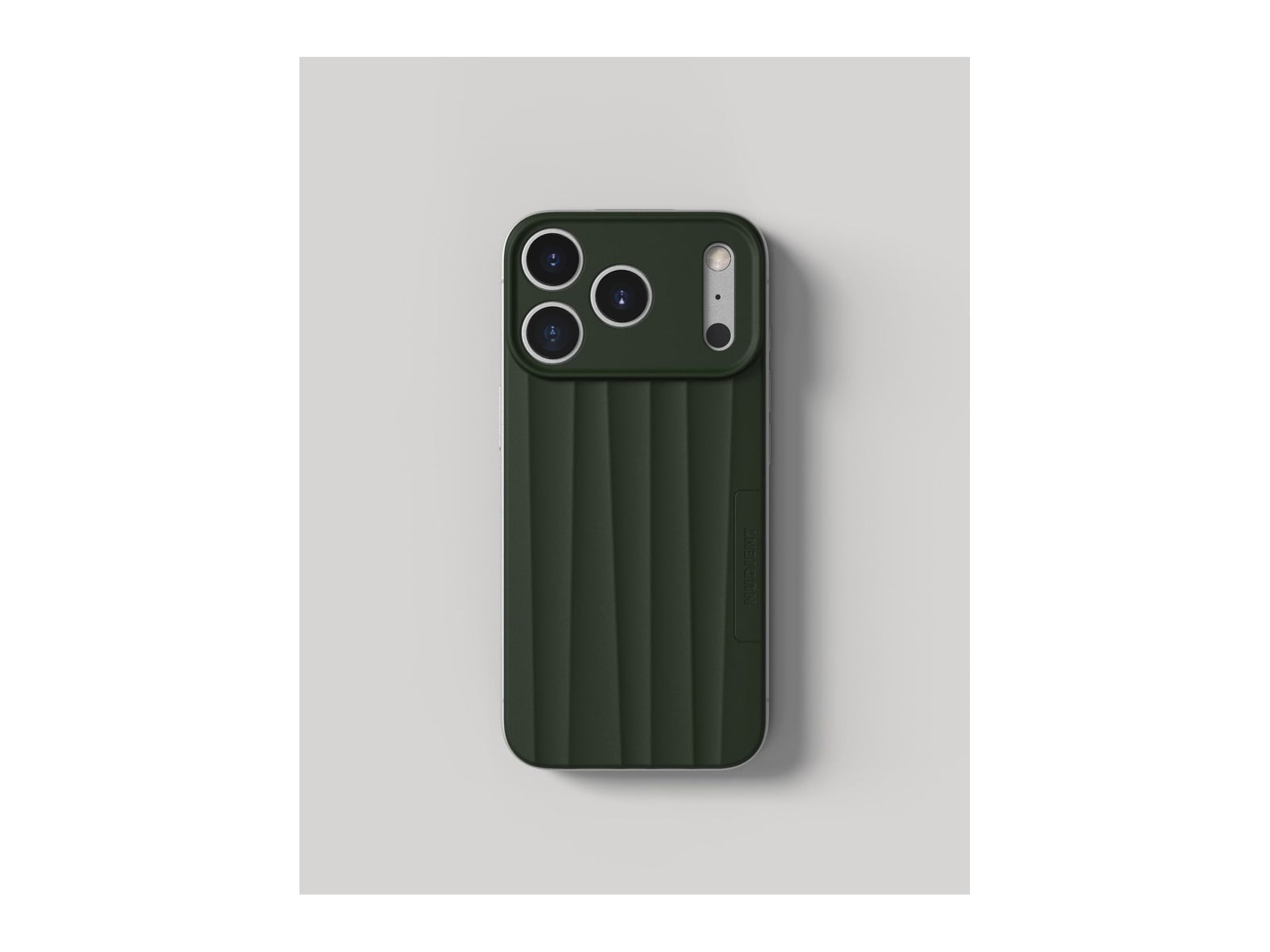 Nudient - Slice Case with MagSafe for iPhone 18 Pro - Moss Green
