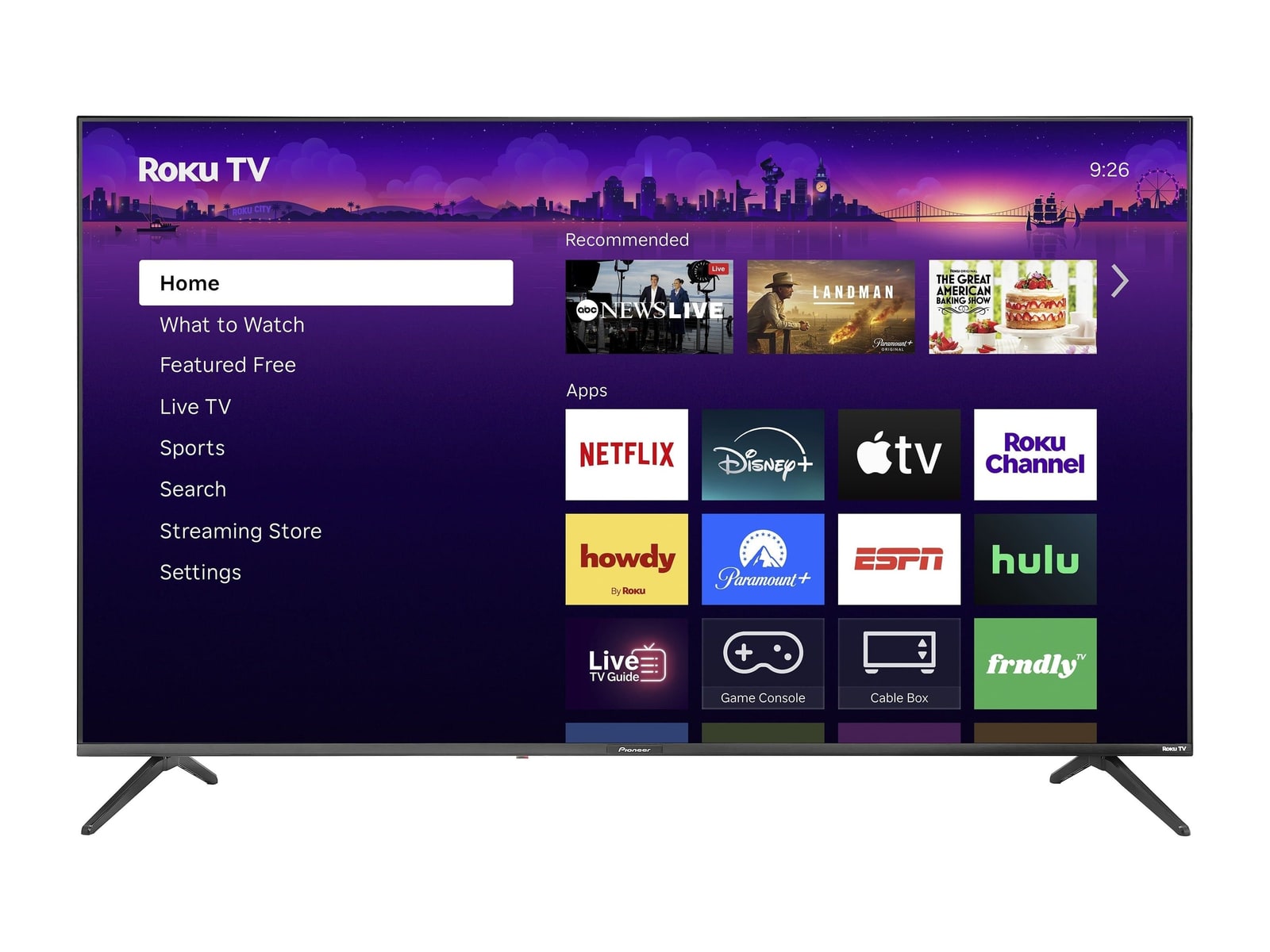 Pioneer - R851 Roku TV 70 inch 4K/8K TVs