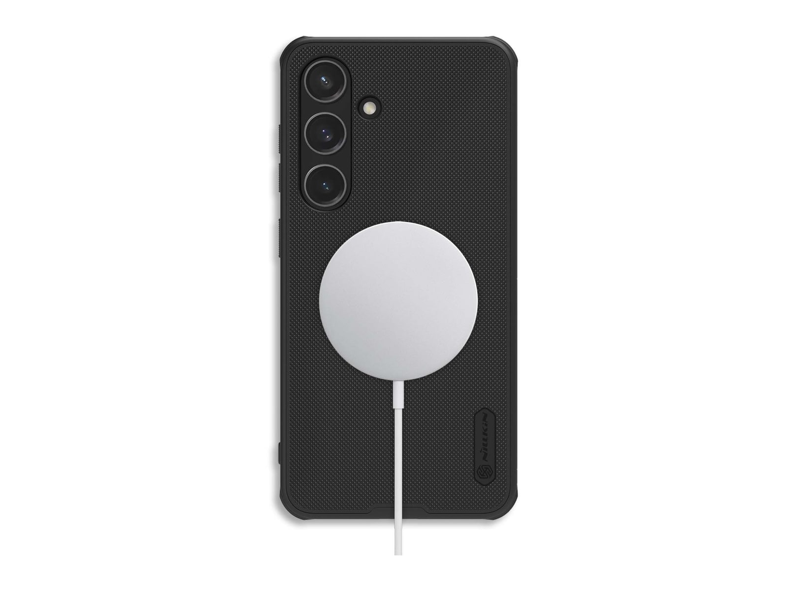 Nillkin - MagSafe Compatible Super Frosted Shield Pro Case - Galaxy S24 Plus - Matte Black