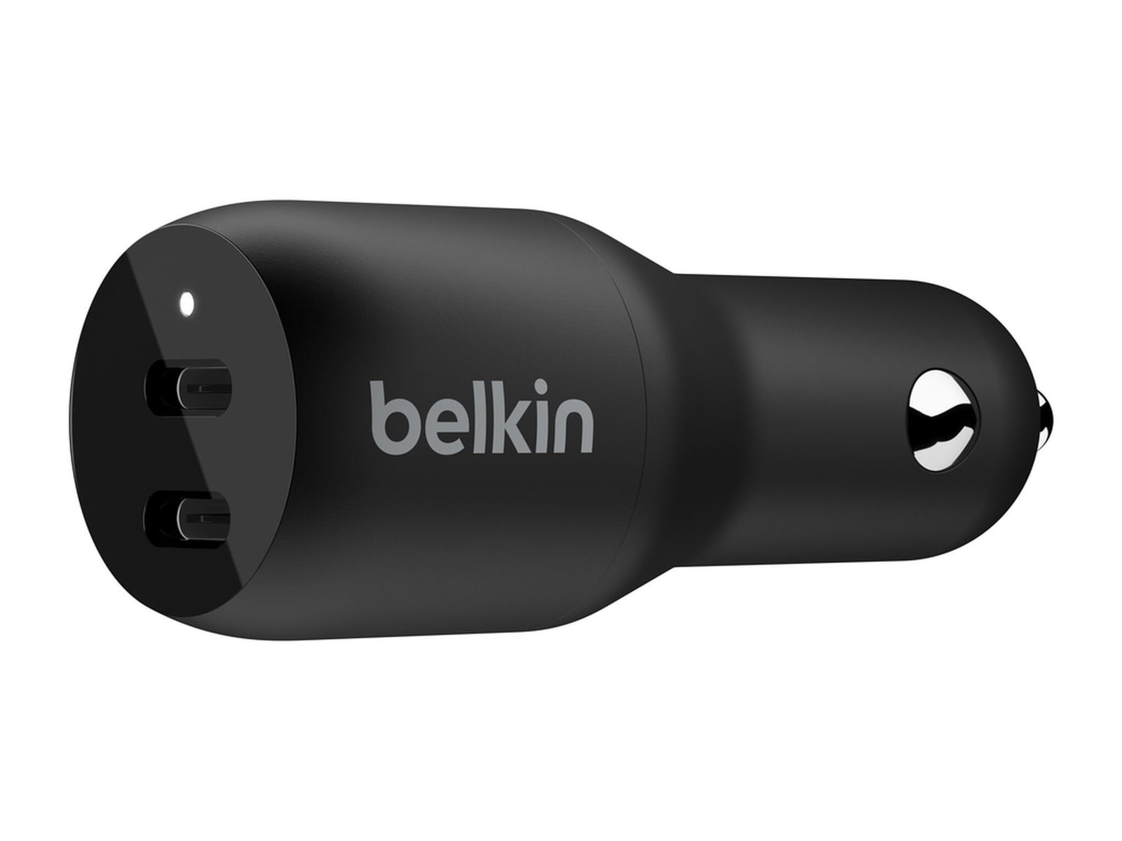 Belkin - Black BOOST CHARGE Dual USB-C Car Charger 36W Wall Chargers