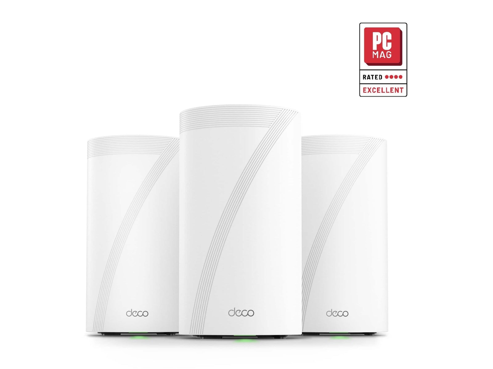 TP-Link - Deco BE85 (3-Pack) Tri-Band Wi-Fi 7 (802.11be) Mesh Wi-Fi Systems