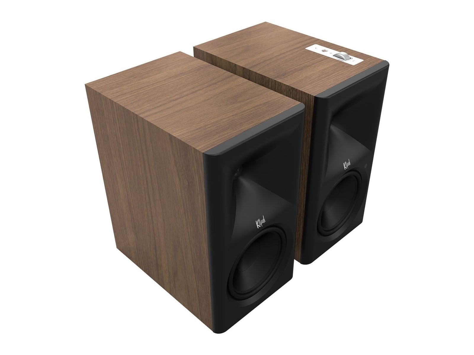 Klipsch - The Sevens II with Dolby Atmos in Walnut (Pair) Speakers - Brown
