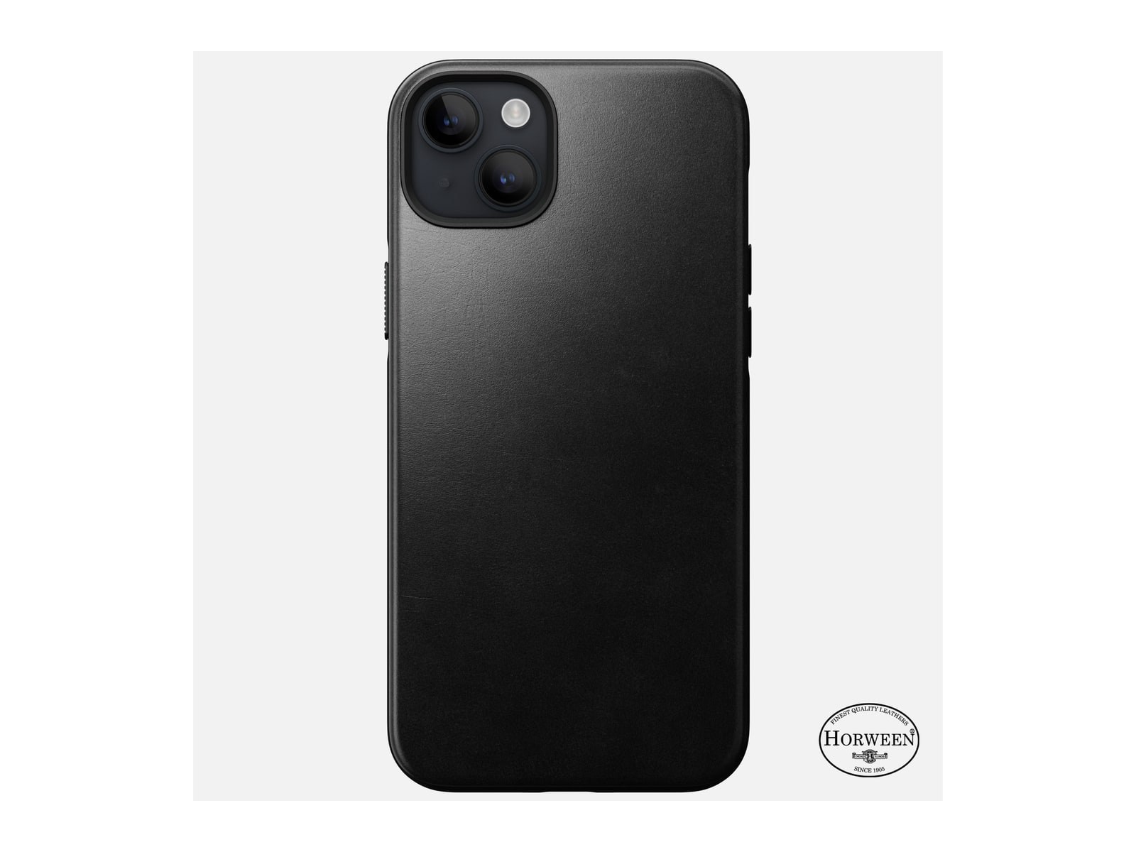 Nomad - Modern Leather Case - iPhone 14 Plus - Black - Horween