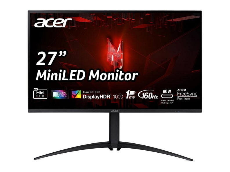 Acer - 27" Nitro XV275K P3 4K UHD 160Hz Gaming Monitors