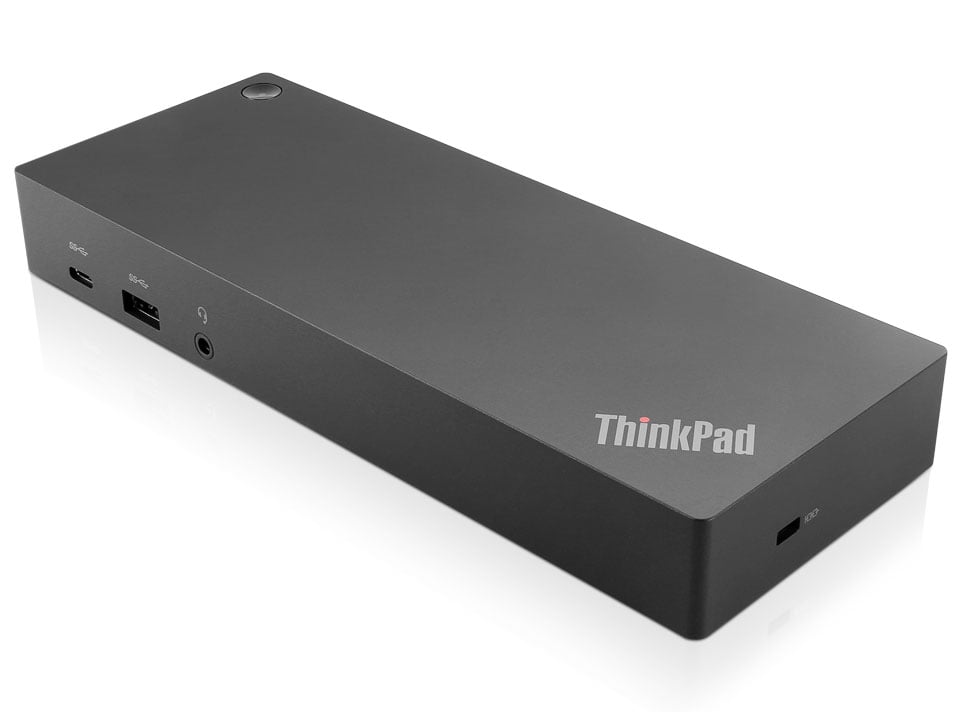 Lenovo - ThinkPad Hybrid USB-C Dock USB-C Docking Stations - Black