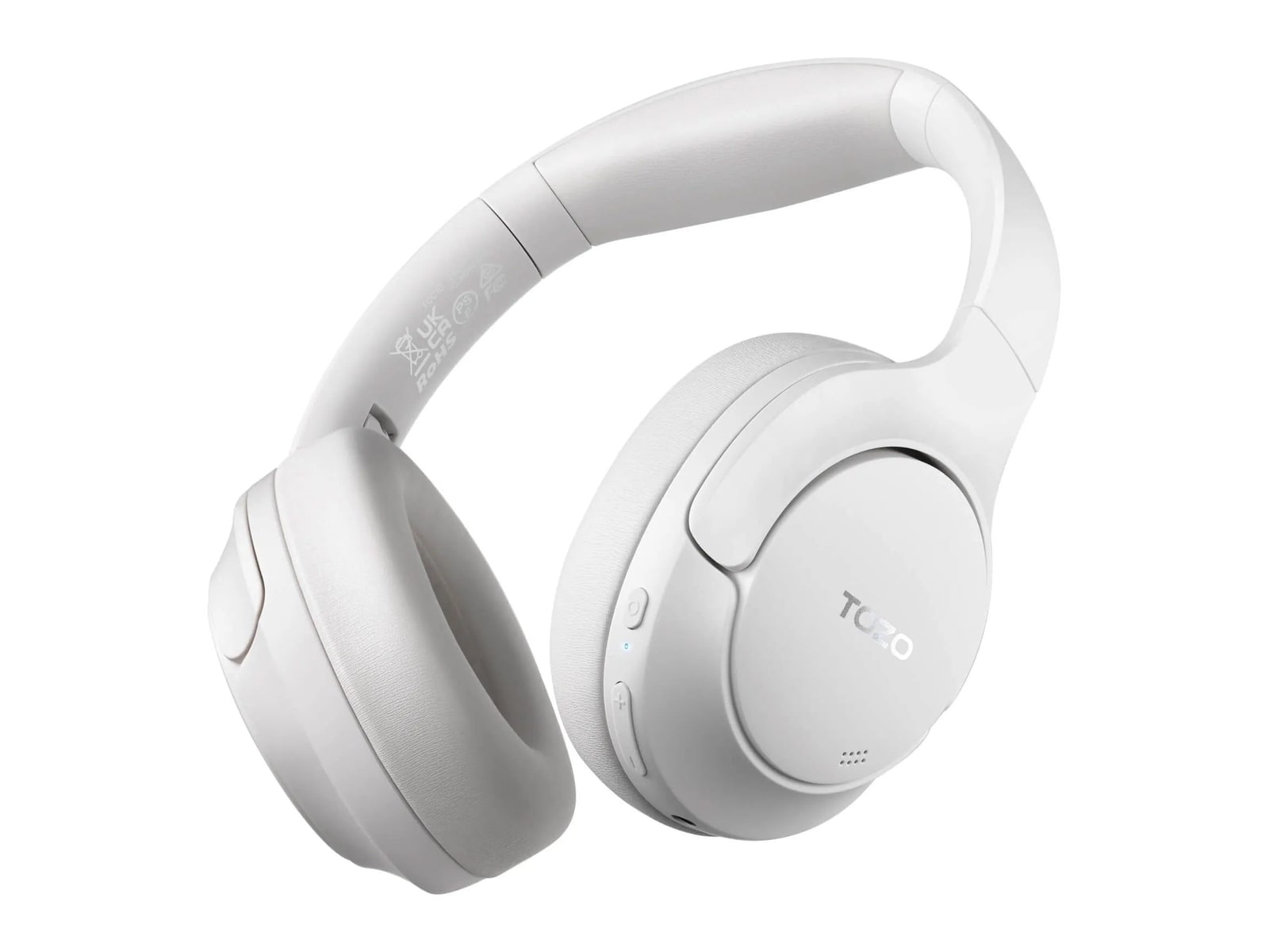 TOZO - HT2 Over-Ear Headphones - White