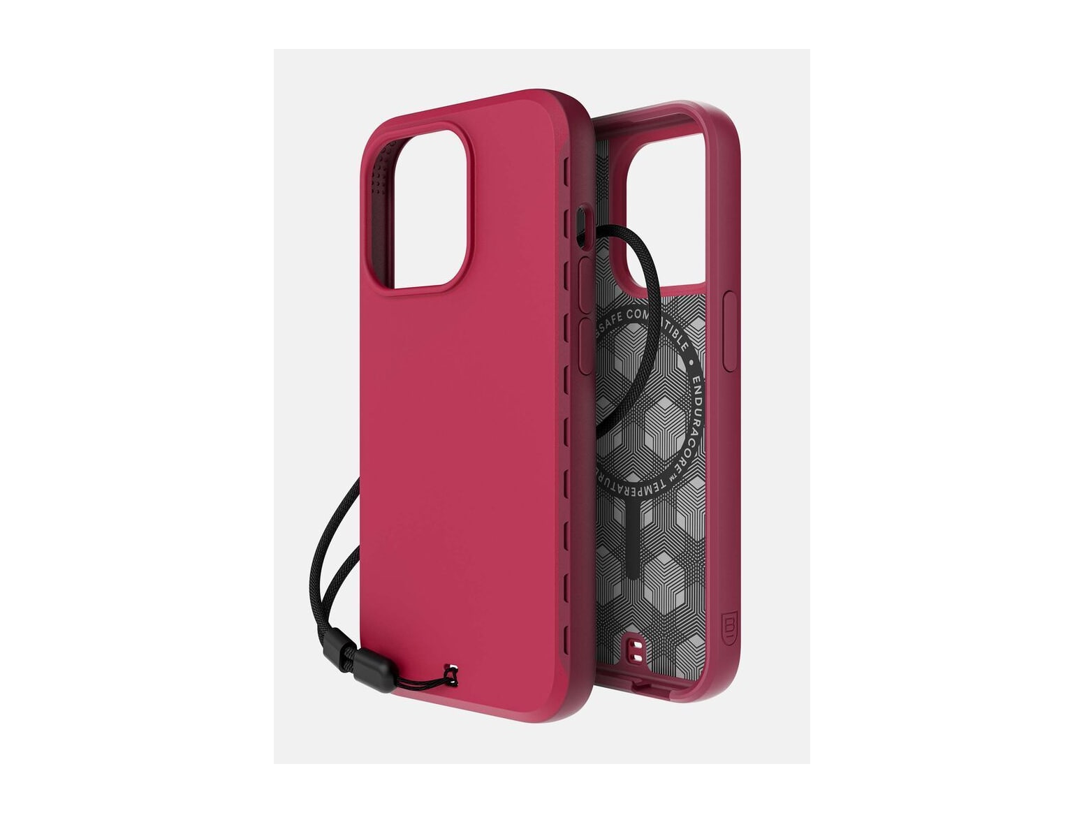 BodyGuardz - Paradigm Pro Heat Regulating iPhone 15 Pro - Pomegranate