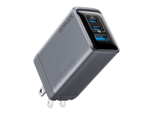 Anker - Prime Charger (100W, 3 Ports, GaN) Wall Chargers
