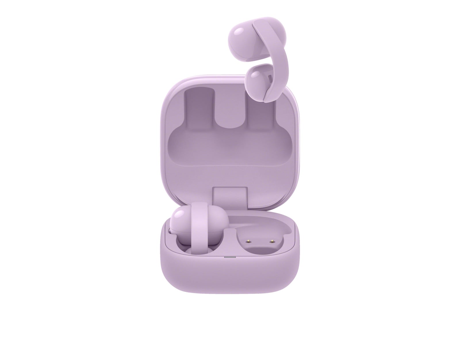 Sony - LinkBuds Clip Bluetooth True Wireless Earbuds - Lavender