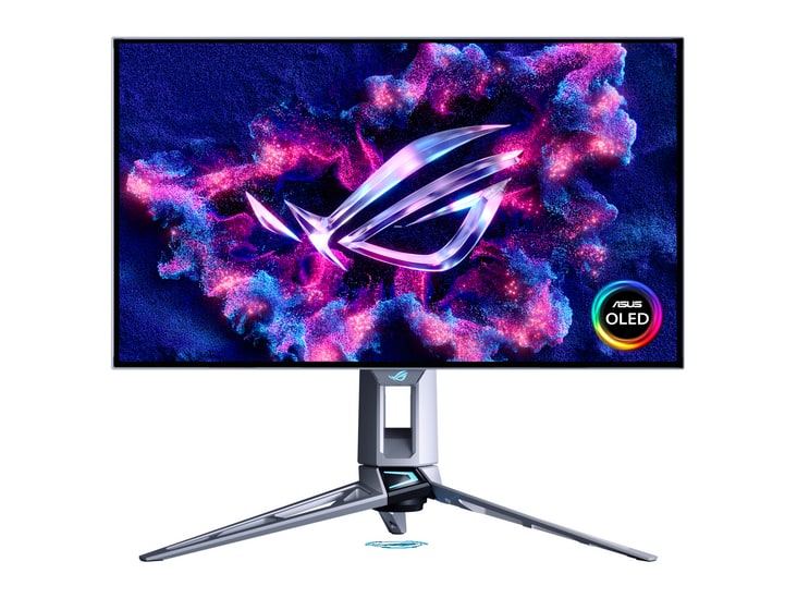 ASUS - 26.5" ROG Swift OLED PG27AQWP-W WQHD 540Hz OLED Monitors - White