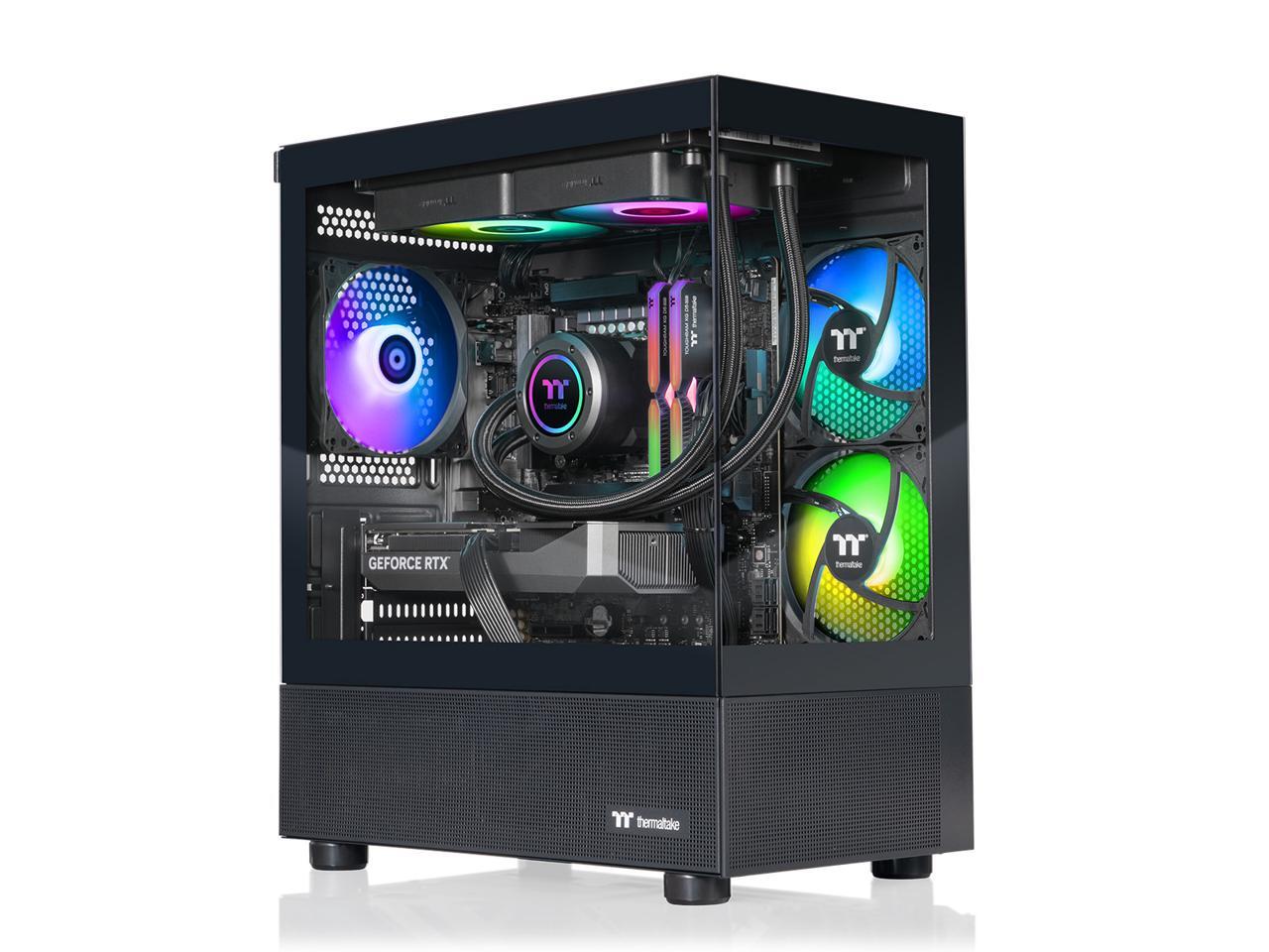 Thermaltake - NE i1460TG-V170B - Intel Core i5-14600K chip - 32GB Memory - 1TB SSD - Black