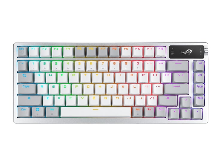ASUS - ROG Azoth Wireless Mechanical Keyboards - White