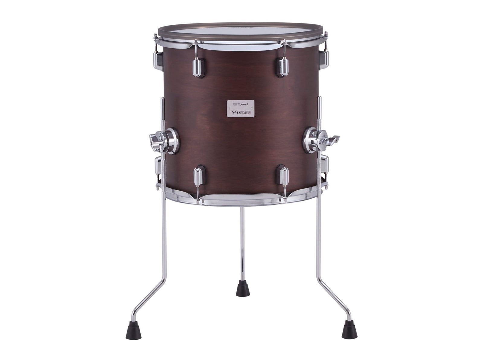 Roland - PDA140F 14-inch Floor Tom Pad Satin Walnut Electronic Drums