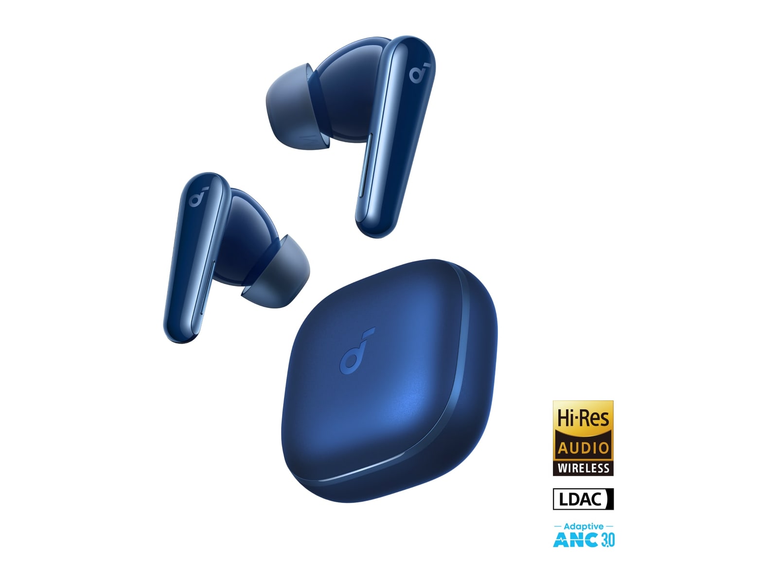 Soundcore - Liberty 5 Bluetooth True Wireless Earbuds - Navy Blue
