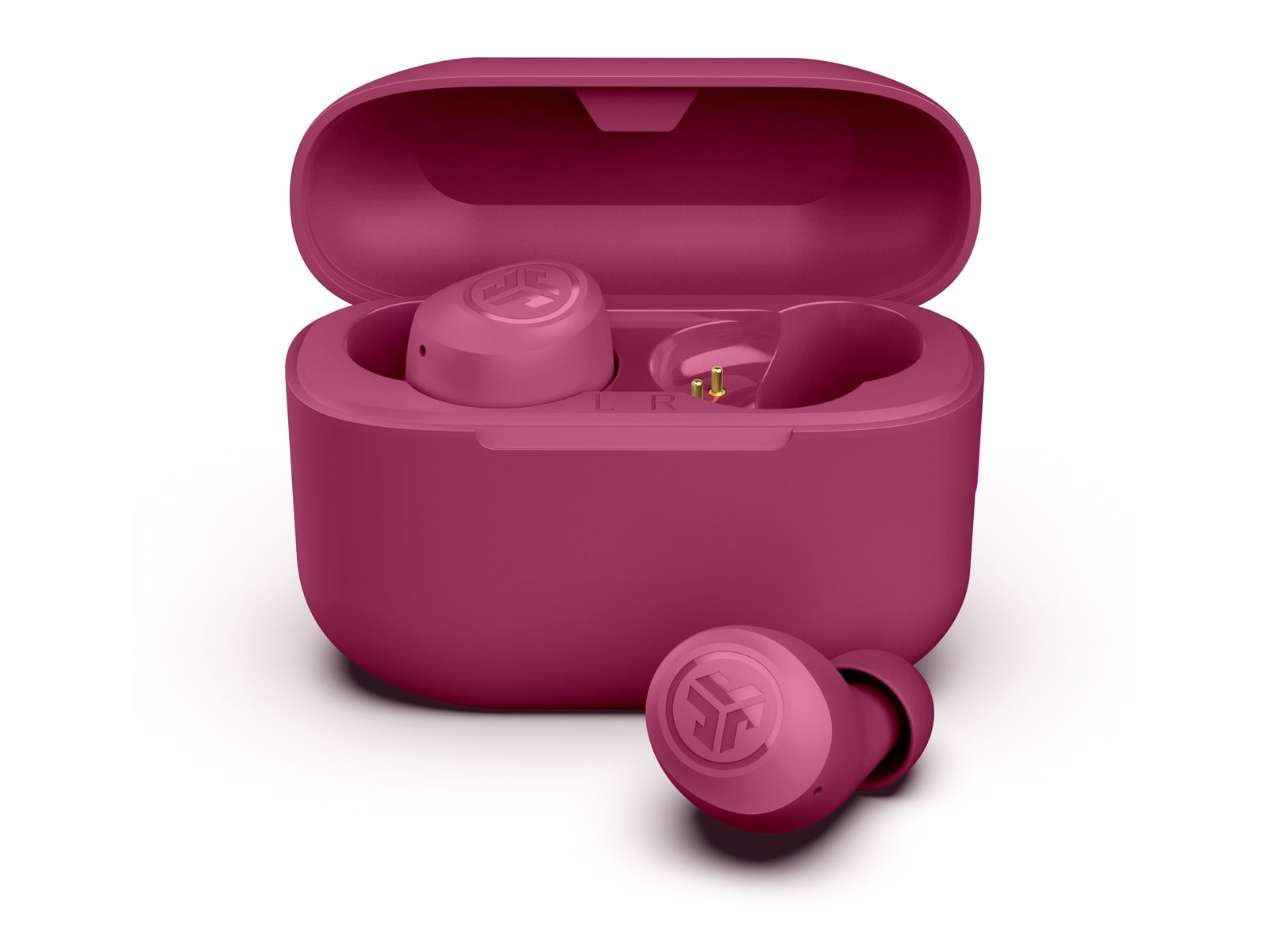 JLab - GO Pop+ True Wireless Earbuds - Dark Pink