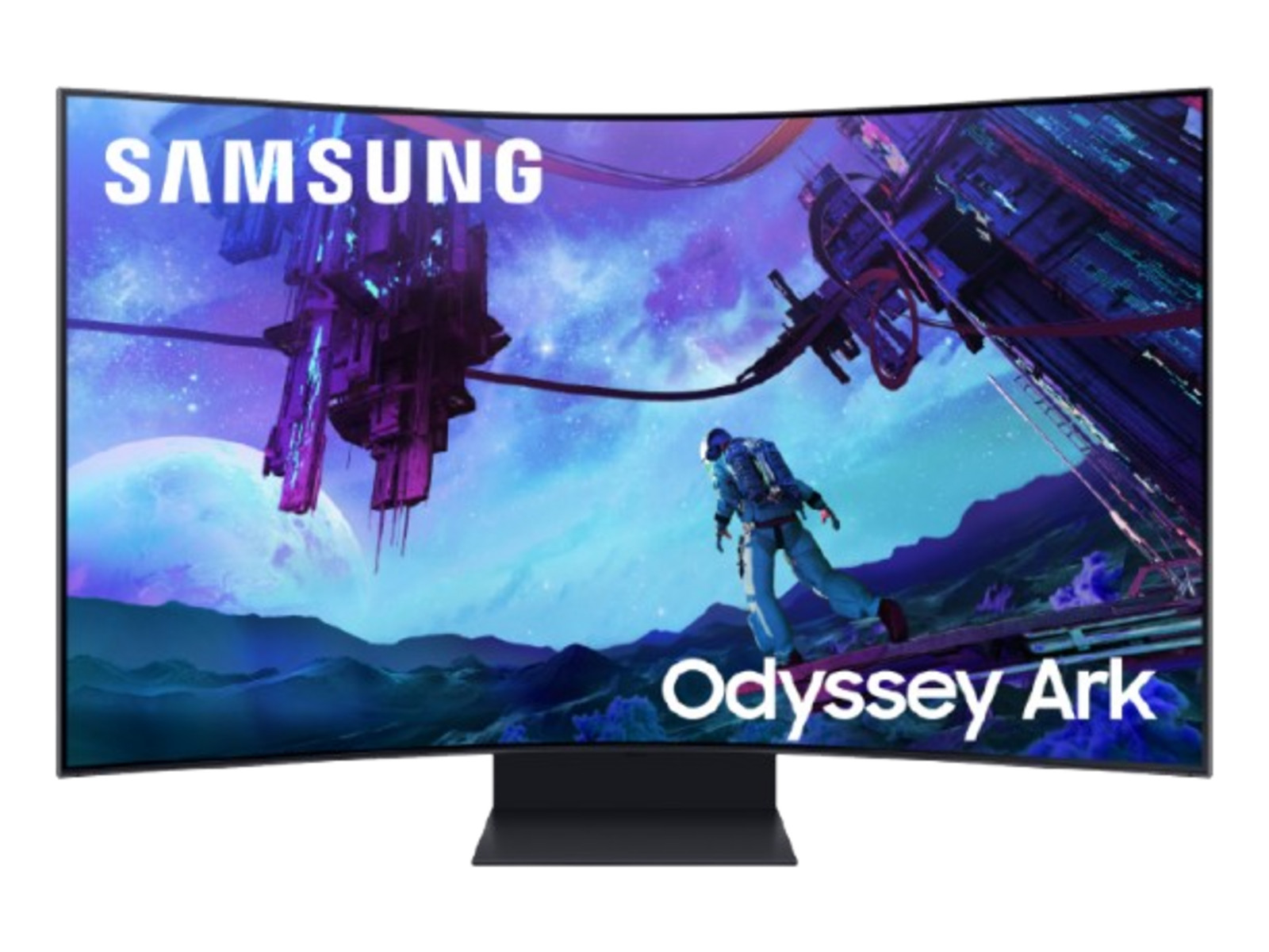 Samsung - 55" Odyssey Ark G97NC 4K UHD 165Hz Gaming Monitors - Black