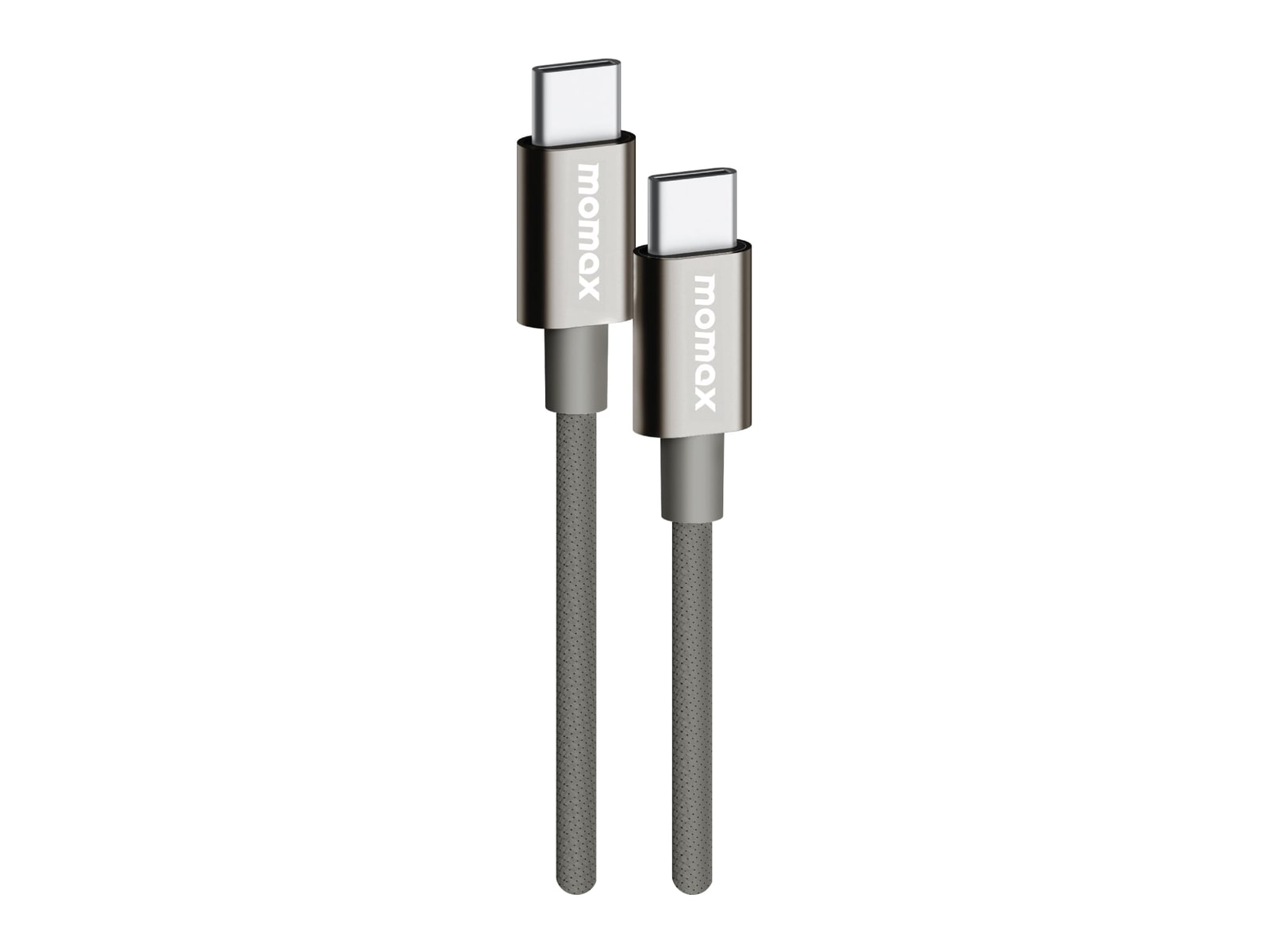 MOMAX - Elite USB-C to USB-C Braided Cable 60W 1.5m Titanium USB-C Cables