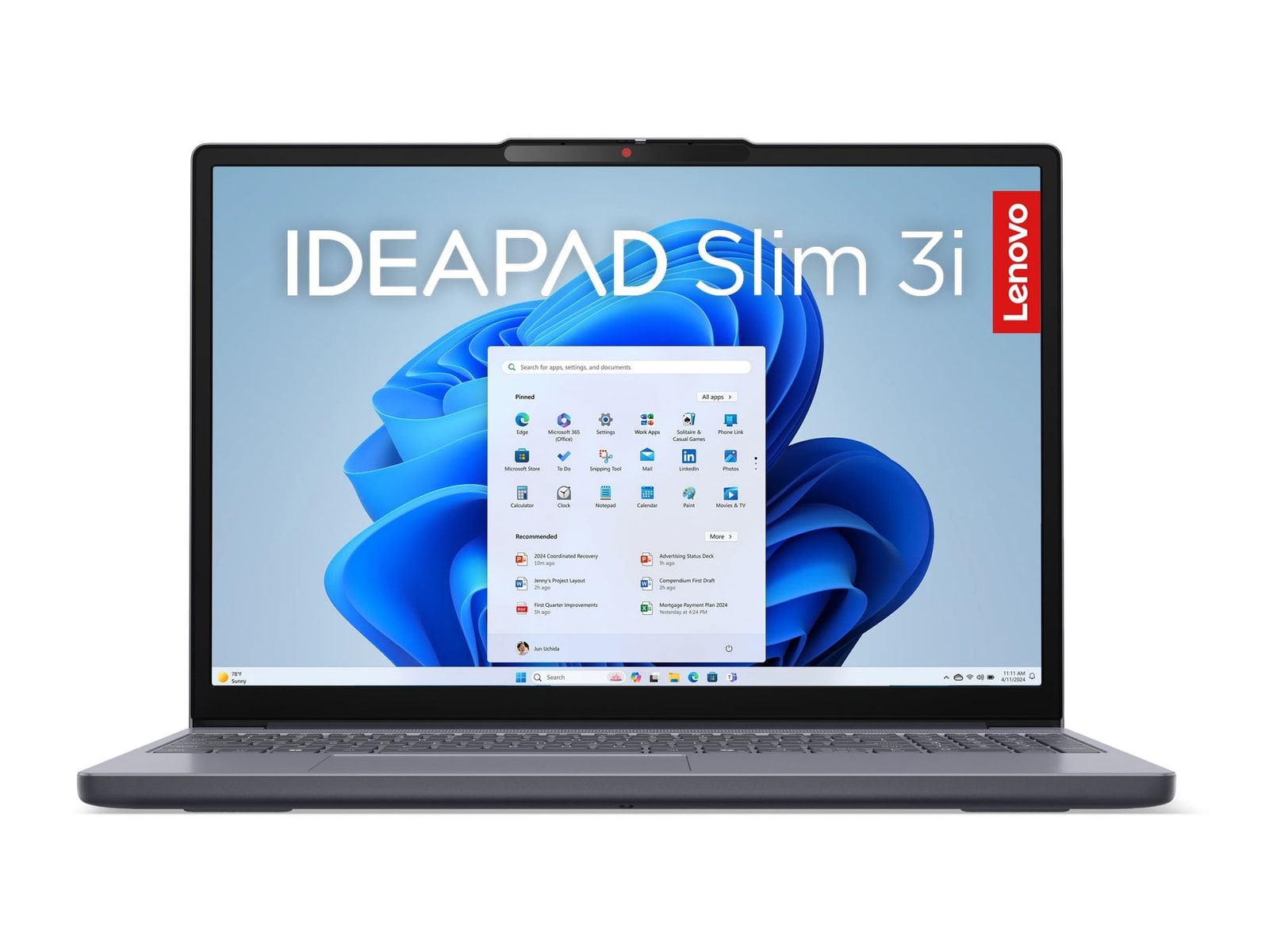 Lenovo - IdeaPad Slim 3 15ARP10 15.3" - AMD Ryzen 5 150 chip - 16GB Memory - 512GB SSD - Gray